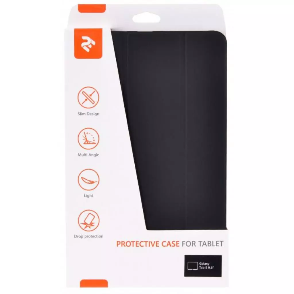Чехол для планшета 2E для Samsung Galaxy Tab E 9.6", Case, Black (2E-GT-E9.6-MCCBB) - 4 Чехол для планшета 2E для Samsung Galaxy Tab E 9.6", Case, Black (2E-GT-E9.6-MCCBB) - 4