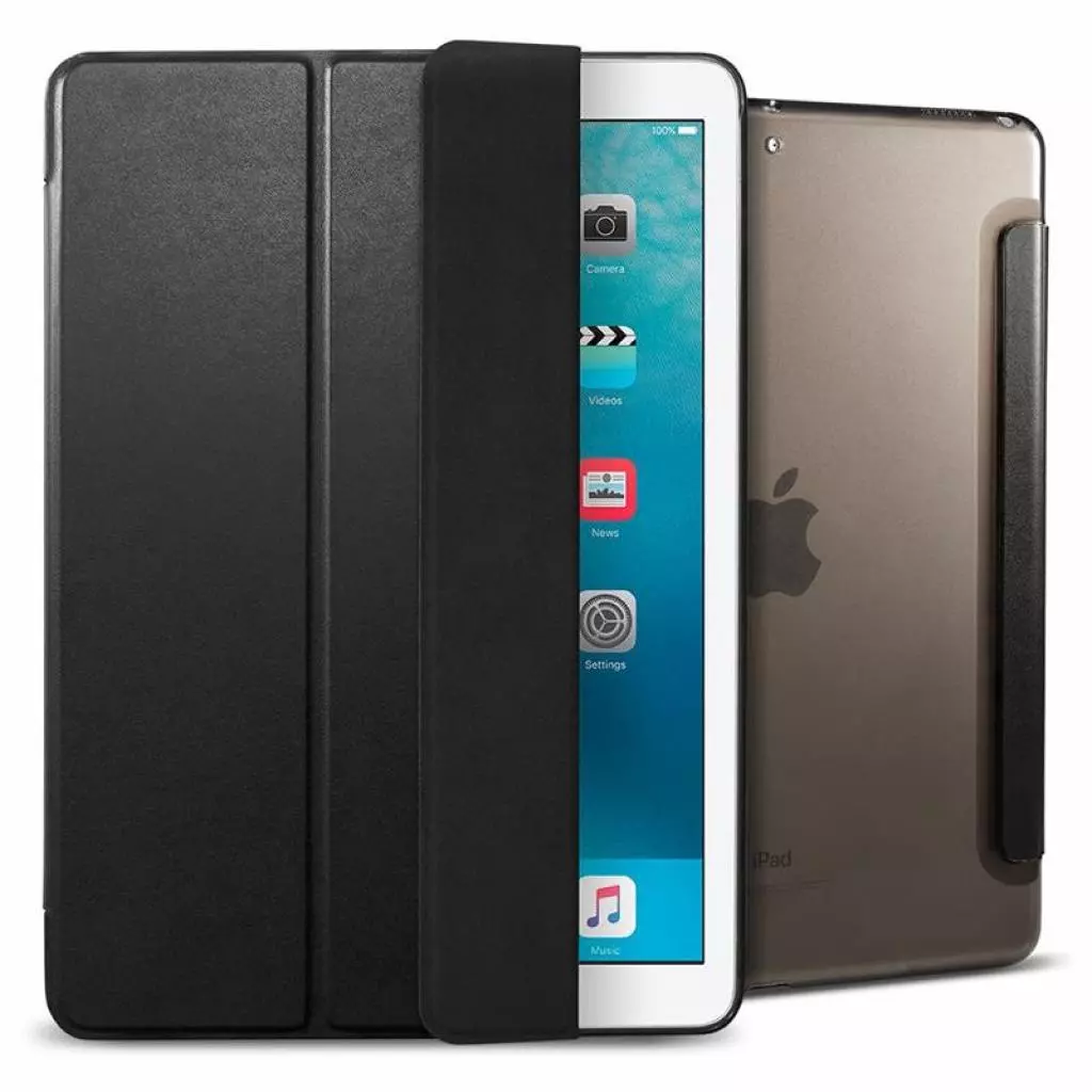 Чехол для планшета Spigen iPad 9.7"(2018) Smart Fold Black (053CS21983) - 4 Чехол для планшета Spigen iPad 9.7"(2018) Smart Fold Black (053CS21983) - 4