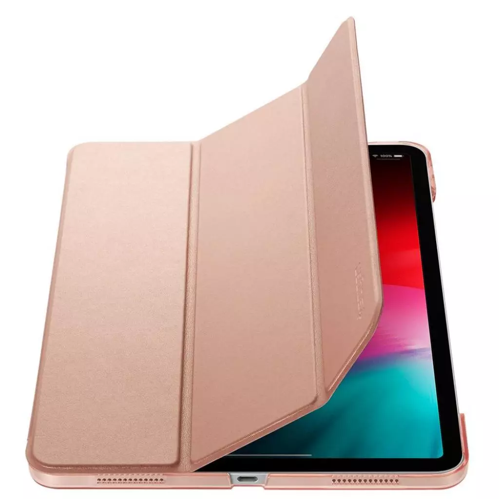 Чехол для планшета Spigen iPad Pro 11"(2018) Smart Fold Rose Gold (Ver.2) (067CS25710) - 9
