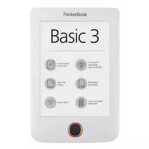 Электронная книга PocketBook 614 Basic 3 White (PB614-2-D-CIS)