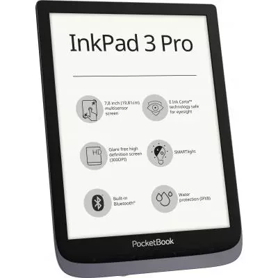 Электронная книга PocketBook 740-2 InkPad 3 Pro Metallic Grey (PB740-2-J-CIS) - 1 Электронная книга PocketBook 740-2 InkPad 3 Pro Metallic Grey (PB740-2-J-CIS) - 1