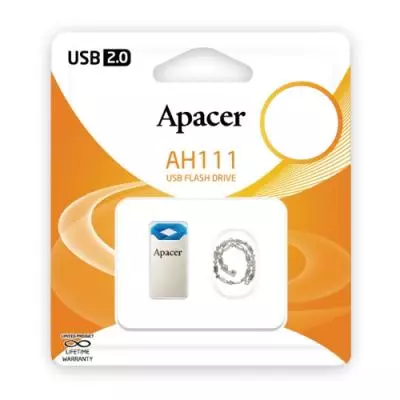 USB флеш накопитель Apacer 16GB AH111 Blue RP USB2.0 (AP16GAH111U-1) - 4 USB флеш накопитель Apacer 16GB AH111 Blue RP USB2.0 (AP16GAH111U-1) - 4