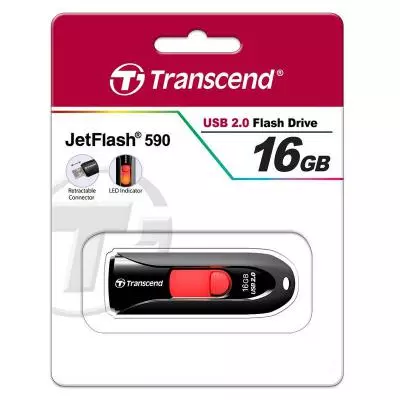 USB флеш накопитель Transcend 16Gb JetFlash 590 (TS16GJF590K) - 4