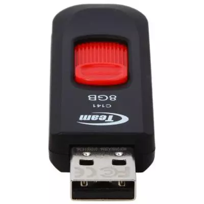 USB флеш накопитель Team 8GB C141 Red USB 2.0 (TC1418GR01) - 3