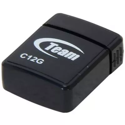 USB флеш накопитель Team 16GB C12G Black USB 2.0 (TC12G16GB01) - 1 USB флеш накопитель Team 16GB C12G Black USB 2.0 (TC12G16GB01) - 1