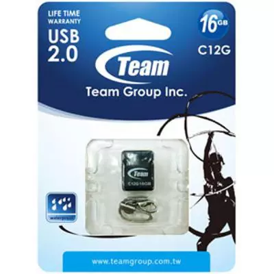 USB флеш накопитель Team 16GB C12G Black USB 2.0 (TC12G16GB01) - 4 USB флеш накопитель Team 16GB C12G Black USB 2.0 (TC12G16GB01) - 4