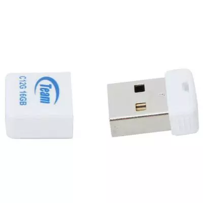 USB флеш накопитель Team 16GB C12G White USB 2.0 (TC12G16GW01) - 2 USB флеш накопитель Team 16GB C12G White USB 2.0 (TC12G16GW01) - 2