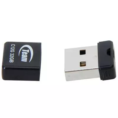 USB флеш накопитель Team 32GB C12G Black USB 2.0 (TC12G32GB01) - 2 USB флеш накопитель Team 32GB C12G Black USB 2.0 (TC12G32GB01) - 2