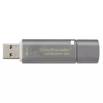 USB флеш накопитель Kingston 8GB DataTraveler Locker+ G3 USB 3.0 (DTLPG3/8GB) - 1