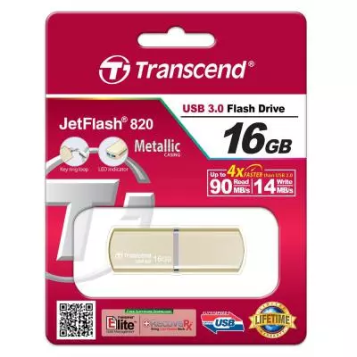USB флеш накопитель Transcend 16GB JetFlash 820 USB 3.0 (TS16GJF820G) - 4 USB флеш накопитель Transcend 16GB JetFlash 820 USB 3.0 (TS16GJF820G) - 4