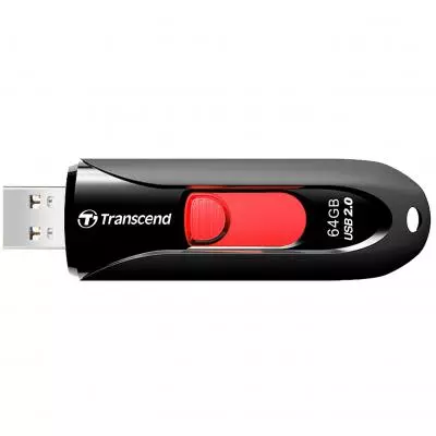 USB флеш накопитель Transcend 64GB JetFlash 590 USB 2.0 (TS64GJF590K) - 1 USB флеш накопитель Transcend 64GB JetFlash 590 USB 2.0 (TS64GJF590K) - 1