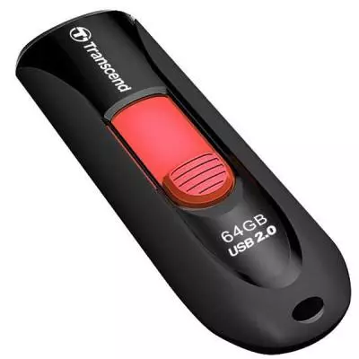 USB флеш накопитель Transcend 64GB JetFlash 590 USB 2.0 (TS64GJF590K) - 3 USB флеш накопитель Transcend 64GB JetFlash 590 USB 2.0 (TS64GJF590K) - 3