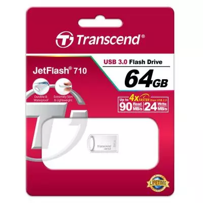 USB флеш накопитель Transcend 64GB JetFlash 710 USB 3.0 (TS64GJF710S) - 2