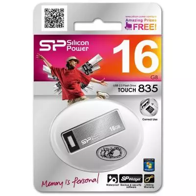 USB флеш накопитель Silicon Power 16GB Touch 835 USB 2.0 (SP016GBUF2835V3T) - 2