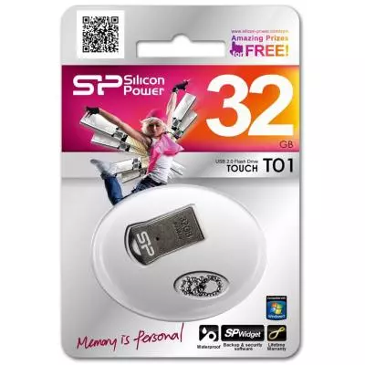 USB флеш накопитель Silicon Power 32GB Touch T01 USB 2.0 (SP032GBUF2T01V1K) - 2
