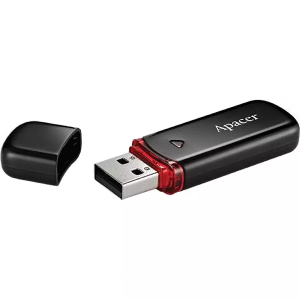 USB флеш накопитель Apacer 16GB AH333 black USB 2.0 (AP16GAH333B-1) - 2 USB флеш накопитель Apacer 16GB AH333 black USB 2.0 (AP16GAH333B-1) - 2