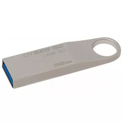 USB флеш накопитель Kingston 32GB DataTraveler SE9 G2 Metal Silver USB 3.0 (DTSE9G2/32GB) - 2