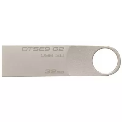 USB флеш накопитель Kingston 32GB DataTraveler SE9 G2 Metal Silver USB 3.0 (DTSE9G2/32GB)