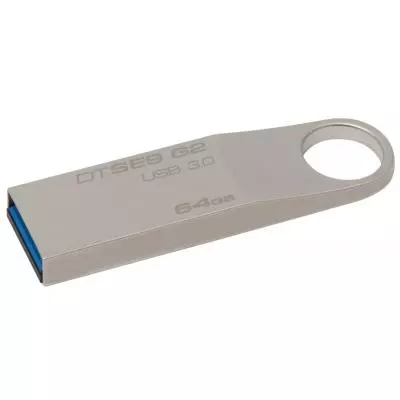 USB флеш накопитель Kingston 64GB DTSE9 G2 Metal Silver USB 3.0 (DTSE9G2/64GB) - 2 USB флеш накопитель Kingston 64GB DTSE9 G2 Metal Silver USB 3.0 (DTSE9G2/64GB) - 2
