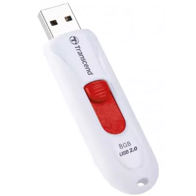 USB флеш накопитель Transcend 8Gb JetFlash 590 White USB 2.0 (TS8GJF590W) - 2 USB флеш накопитель Transcend 8Gb JetFlash 590 White USB 2.0 (TS8GJF590W) - 2