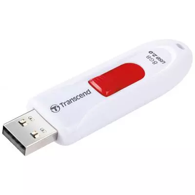 USB флеш накопитель Transcend 8Gb JetFlash 590 White USB 2.0 (TS8GJF590W) - 3 USB флеш накопитель Transcend 8Gb JetFlash 590 White USB 2.0 (TS8GJF590W) - 3