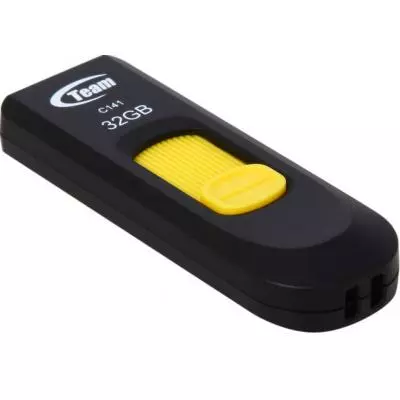 USB флеш накопитель Team 32GB Team C141 Yellow USB 2.0 (TC14132GY01) - 1 USB флеш накопитель Team 32GB Team C141 Yellow USB 2.0 (TC14132GY01) - 1