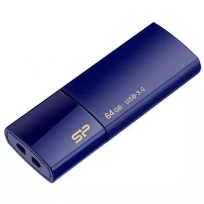 USB флеш накопитель Silicon Power 64GB Blaze B05 Deep Blue USB 3.0 (SP064GBUF3B05V1D) - 2 USB флеш накопитель Silicon Power 64GB Blaze B05 Deep Blue USB 3.0 (SP064GBUF3B05V1D) - 2