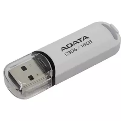USB флеш накопитель ADATA 16Gb C906 White USB 2.0 (AC906-16G-RWH) - 1 USB флеш накопитель ADATA 16Gb C906 White USB 2.0 (AC906-16G-RWH) - 1