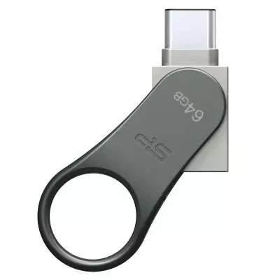 USB флеш накопитель Silicon Power 64GB Mobile C80 Silver USB 3.2 (SP064GBUC3C80V1S) - 3 USB флеш накопитель Silicon Power 64GB Mobile C80 Silver USB 3.2 (SP064GBUC3C80V1S) - 3