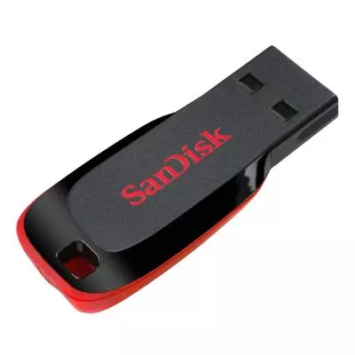 USB флеш накопитель SanDisk 64GB Cruzer Blade Black/red USB 2.0 (SDCZ50-064G-B35) - 1 USB флеш накопитель SanDisk 64GB Cruzer Blade Black/red USB 2.0 (SDCZ50-064G-B35) - 1