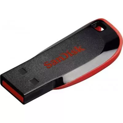 USB флеш накопитель SanDisk 64GB Cruzer Blade Black/red USB 2.0 (SDCZ50-064G-B35) - 2 USB флеш накопитель SanDisk 64GB Cruzer Blade Black/red USB 2.0 (SDCZ50-064G-B35) - 2