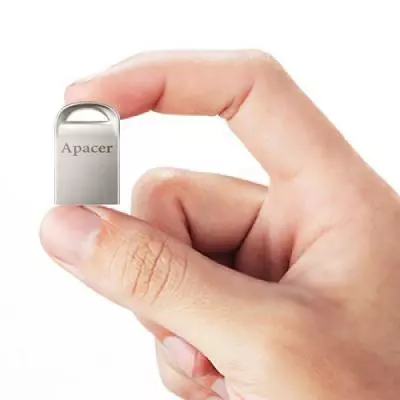 USB флеш накопитель Apacer 16GB AH115 Silver USB 2.0 (AP16GAH115S-1) - 2