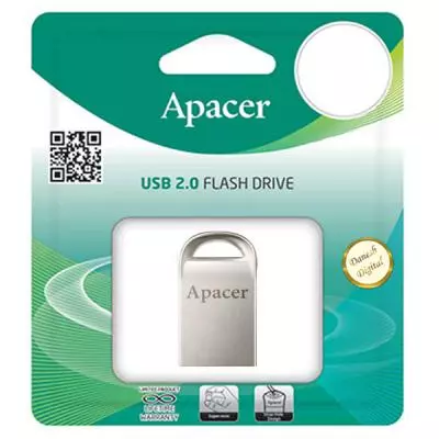 USB флеш накопитель Apacer 32GB AH115 Silver USB 2.0 (AP32GAH115S-1) - 1