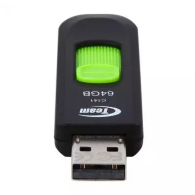 USB флеш накопитель Team 64GB C141 Green USB 2.0 (TC14164GG01) - 3 USB флеш накопитель Team 64GB C141 Green USB 2.0 (TC14164GG01) - 3