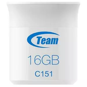 USB флеш накопитель Team 16GB C151 White USB 2.0 (TC15116GL01)