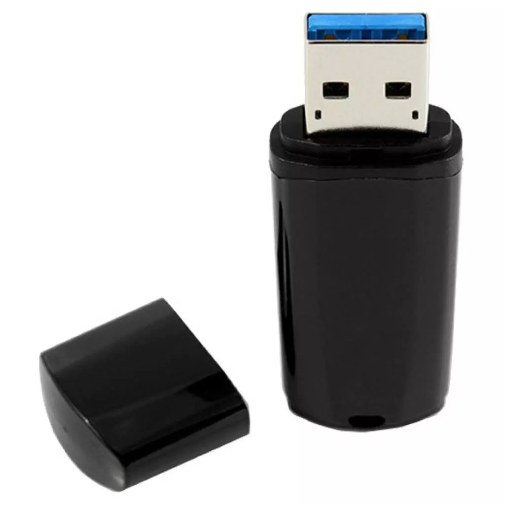 USB флеш накопитель Goodram 32GB Mimic Black USB 3.0 (UMM3-0320K0R11) - 2
