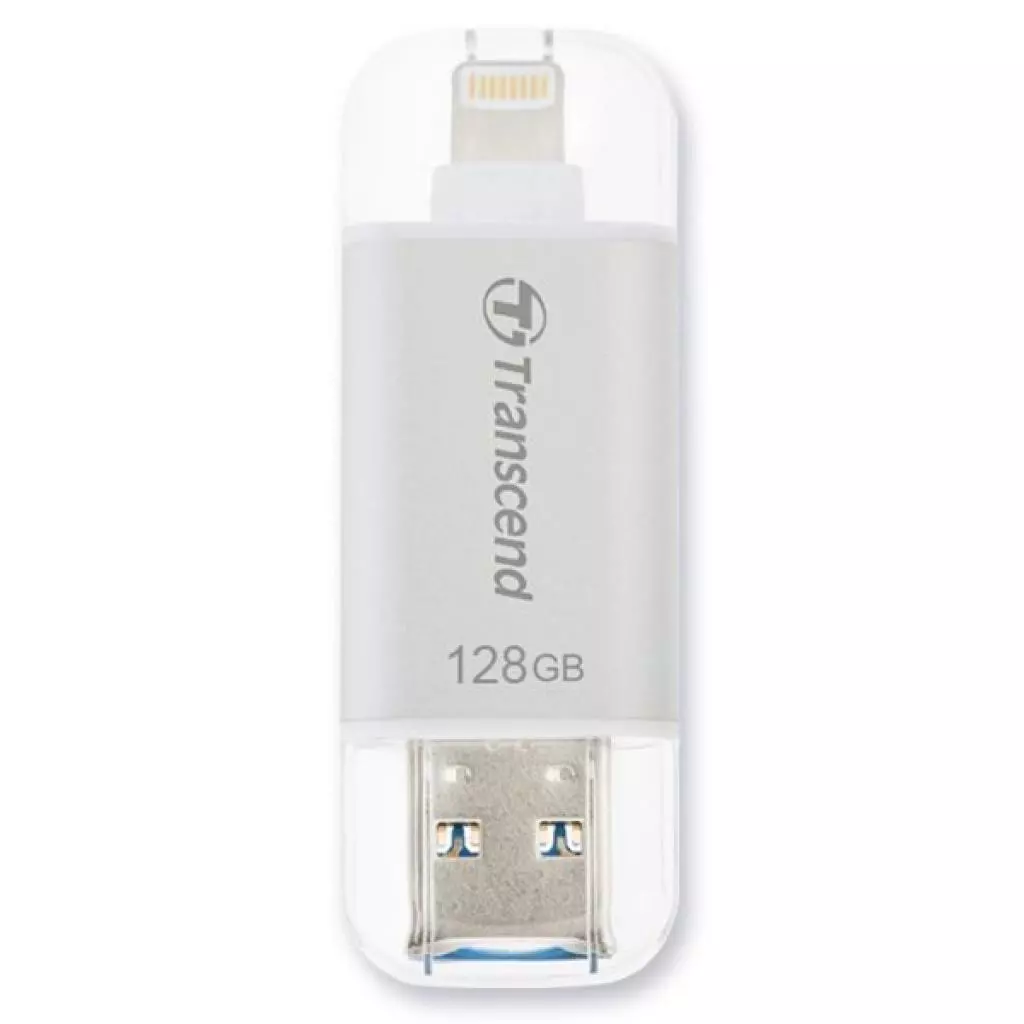 USB флеш накопитель Transcend 128GB JetDrive Go 300 Silver USB 3.1 (TS128GJDG300S)