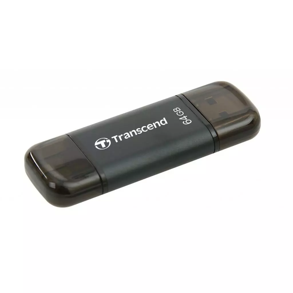 USB флеш накопитель Transcend 64GB JetDrive Go 300 Black USB 3.1 (TS64GJDG300K) - 1 USB флеш накопитель Transcend 64GB JetDrive Go 300 Black USB 3.1 (TS64GJDG300K) - 1