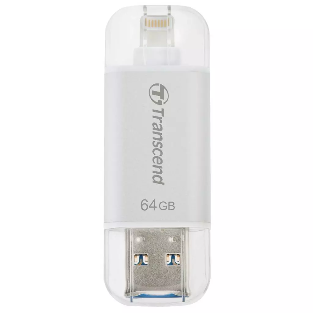 USB флеш накопитель Transcend 64GB JetDrive Go 300 Silver USB 3.1 (TS64GJDG300S)