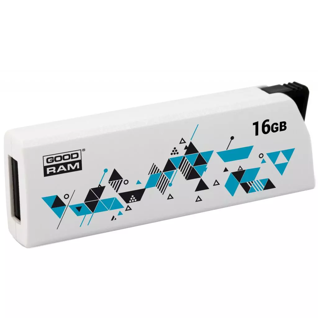 USB флеш накопитель Goodram 16GB Cl!ck White USB 2.0 (UCL2-0160W0R11) - 2