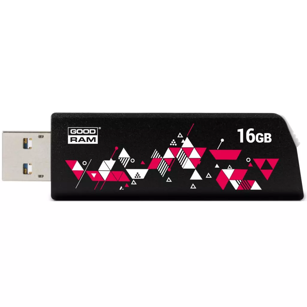 USB флеш накопитель Goodram 16GB UCL3 Cl!ck Black USB 3.0 (UCL3-0160K0R11) - 1