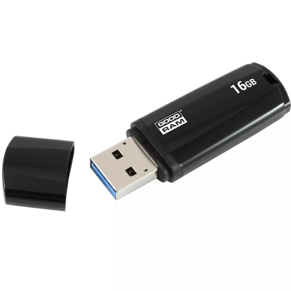 USB флеш накопитель Goodram 16GB UMM3 Mimic Black USB 3.0 (UMM3-0160K0R11) - 2 USB флеш накопитель Goodram 16GB UMM3 Mimic Black USB 3.0 (UMM3-0160K0R11) - 2