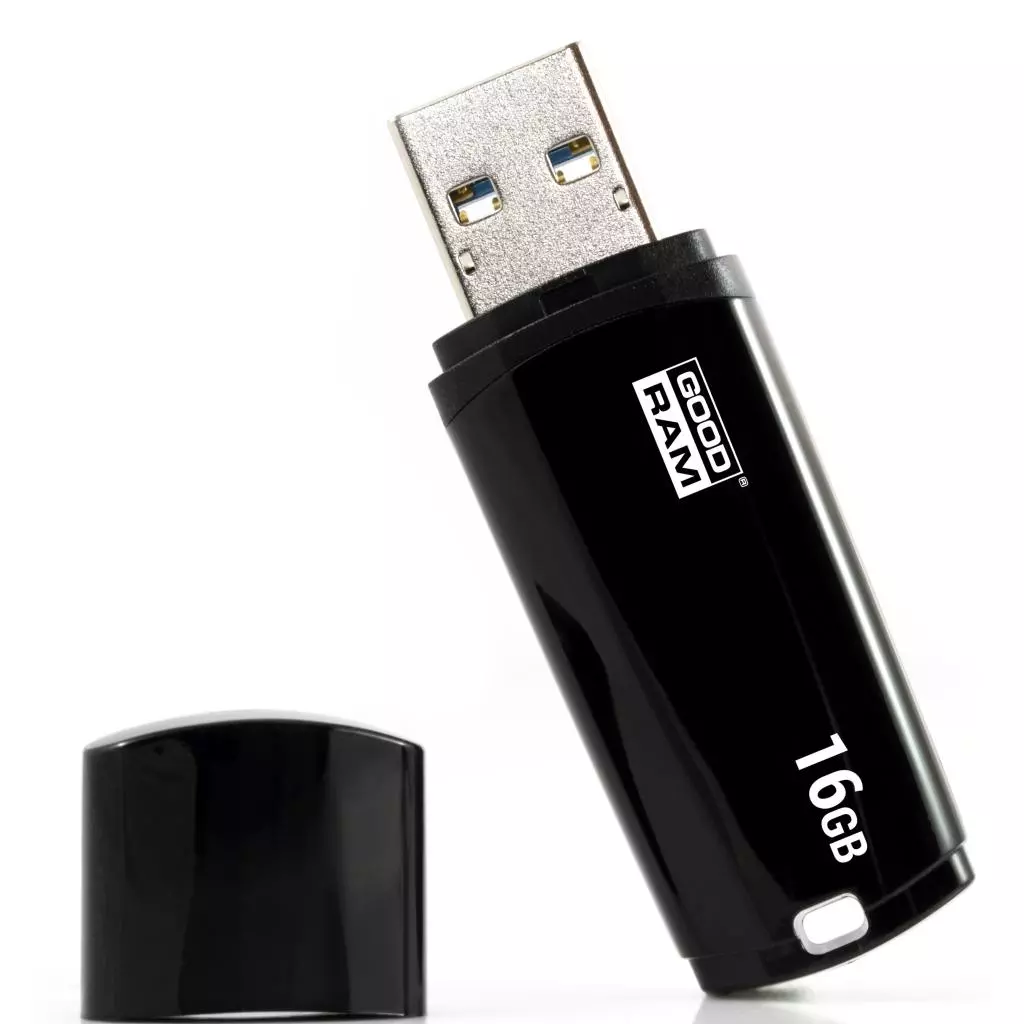 USB флеш накопитель Goodram 16GB UMM3 Mimic Black USB 3.0 (UMM3-0160K0R11) - 3 USB флеш накопитель Goodram 16GB UMM3 Mimic Black USB 3.0 (UMM3-0160K0R11) - 3