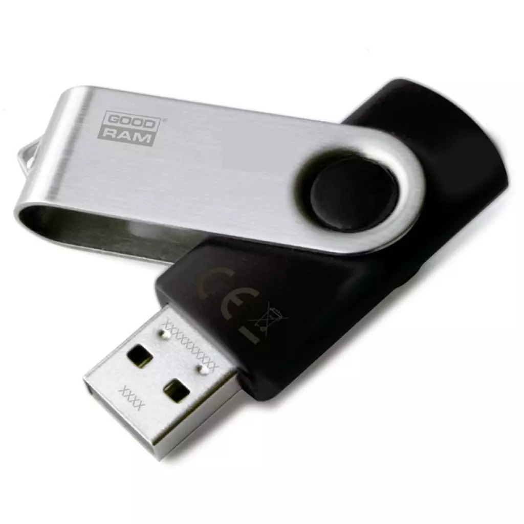 USB флеш накопитель Goodram 64GB Twister Black USB 2.0 (UTS2-0640K0R11) - 1 USB флеш накопитель Goodram 64GB Twister Black USB 2.0 (UTS2-0640K0R11) - 1