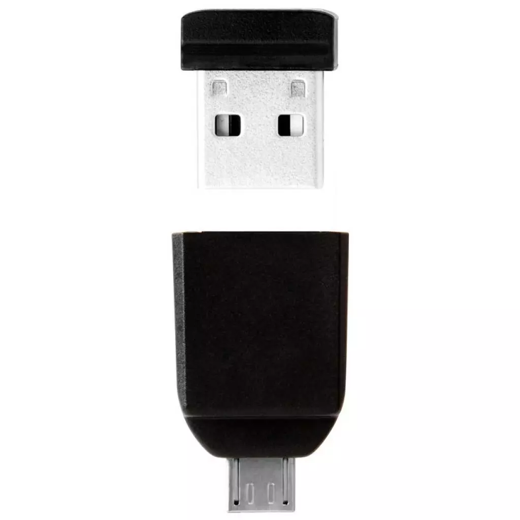 USB флеш накопитель Verbatim 16GB OTG Black USB 2.0 (49821) - 1 USB флеш накопитель Verbatim 16GB OTG Black USB 2.0 (49821) - 1