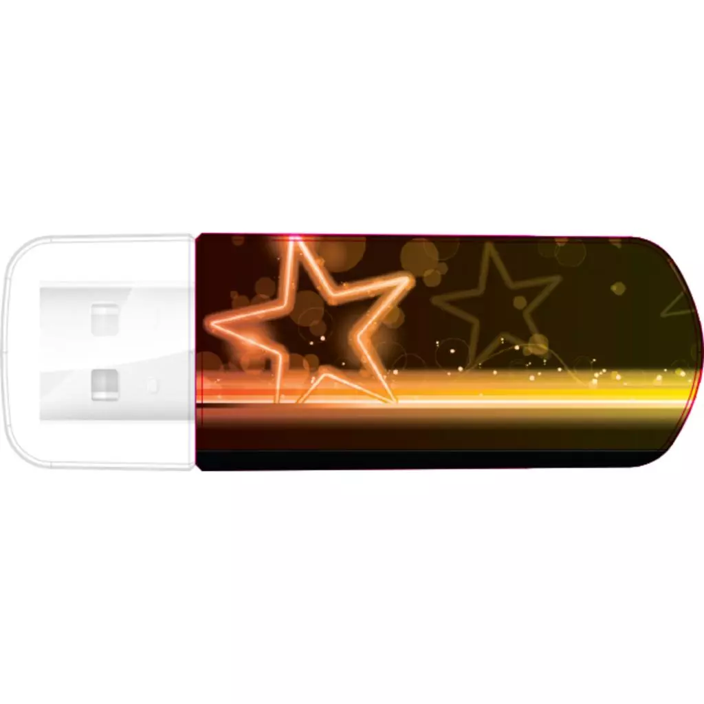 USB флеш накопитель Verbatim 16GB STORE'NGO MINI NEON ORANGE USB 2.0 (49394)