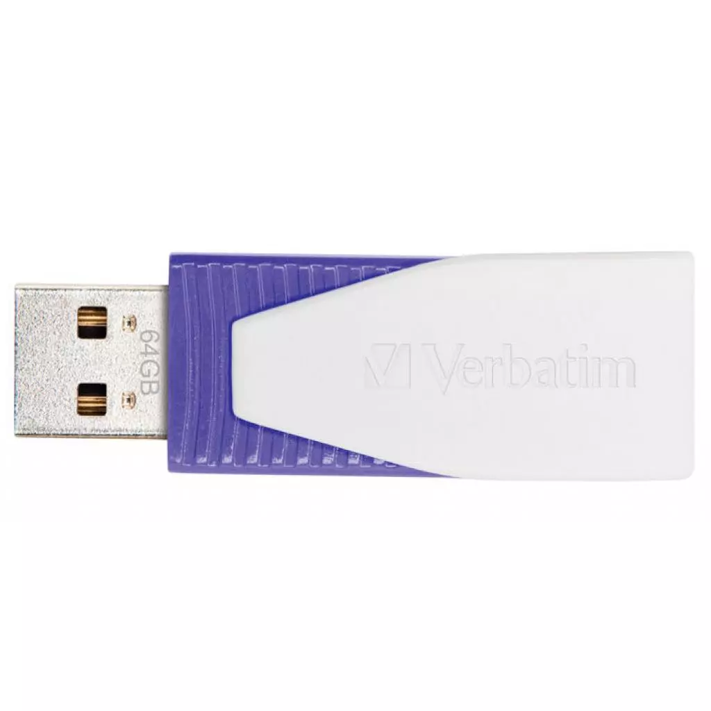 USB флеш накопитель Verbatim 64GB STORE'N'GO SWIVE VIOLET USB 2.0 (49816) - 1 USB флеш накопитель Verbatim 64GB STORE'N'GO SWIVE VIOLET USB 2.0 (49816) - 1