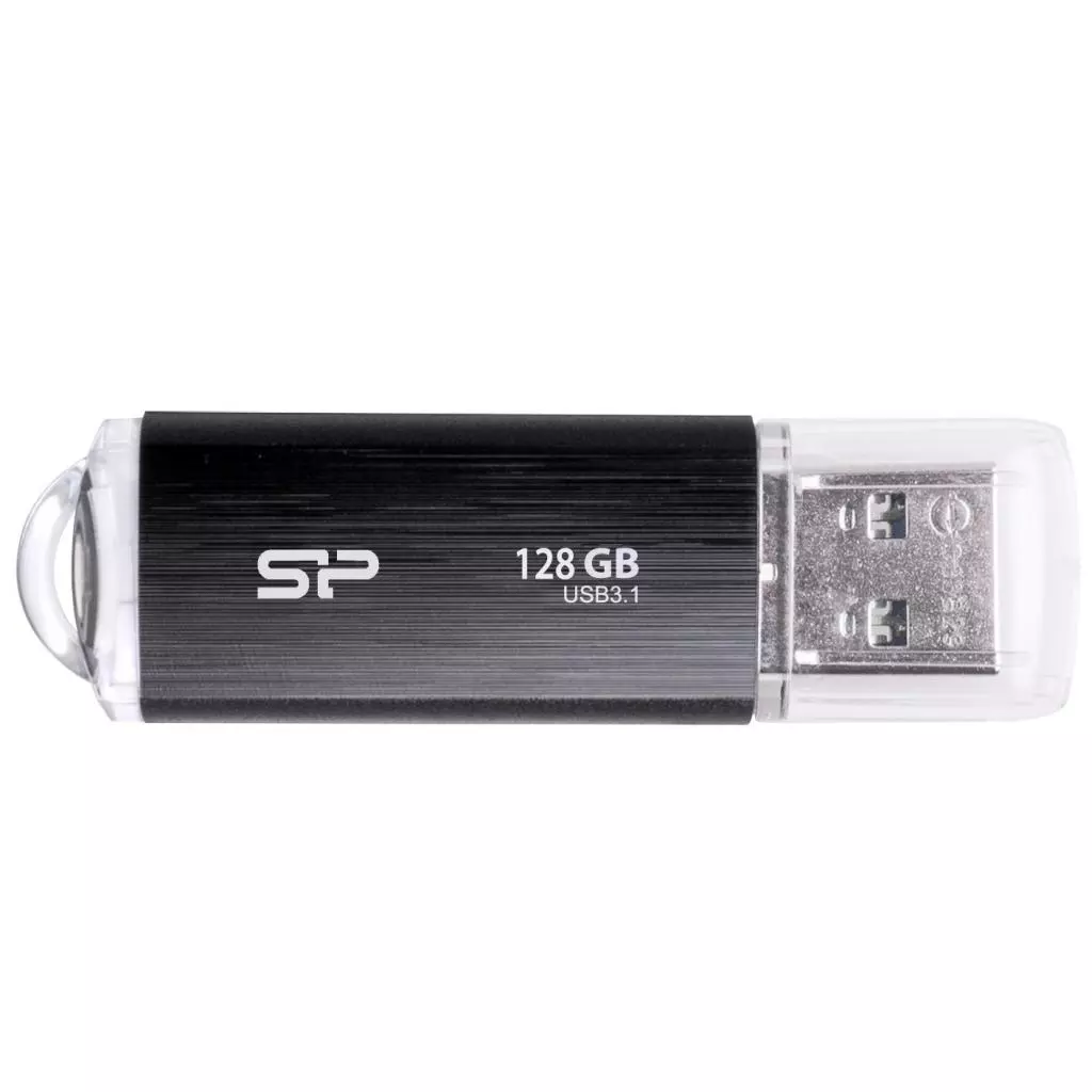 USB флеш накопитель Silicon Power 128GB Blaze B02 Black USB 3.0 (SP128GBUF3B02V1K)
