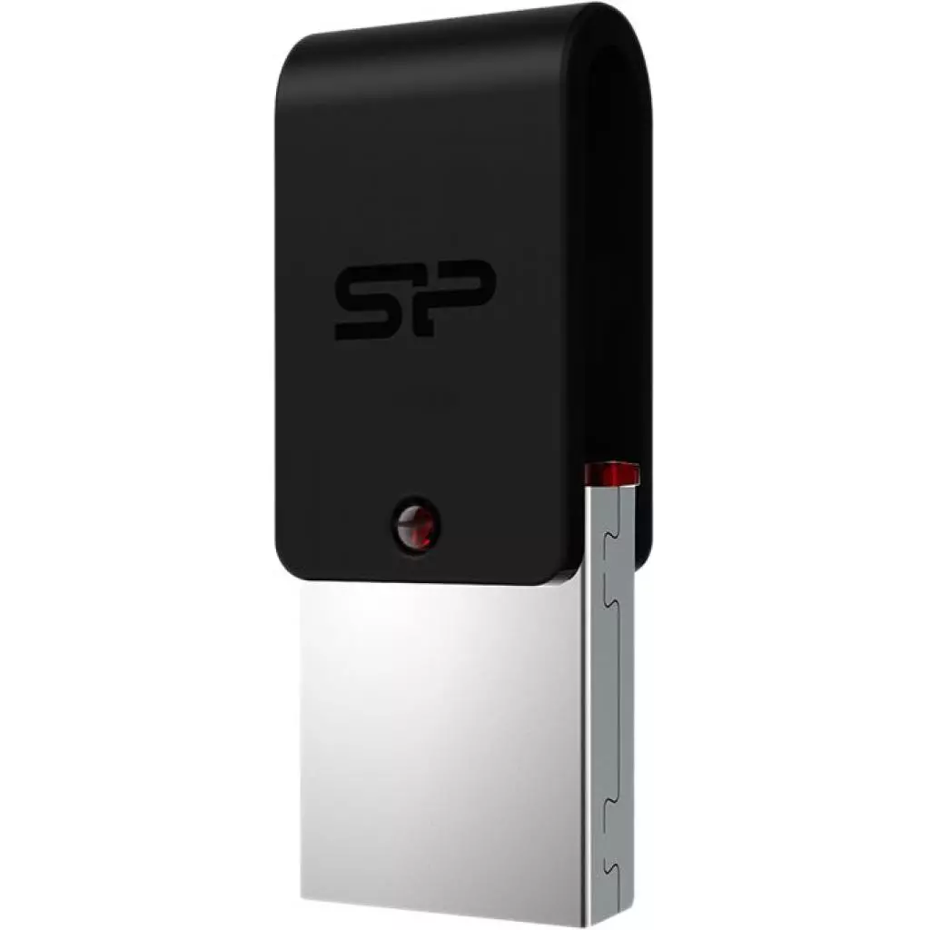 USB флеш накопитель Silicon Power 64GB Mobile X31 USB 3.0 OTG (SP064GBUF3X31V1K) - 1