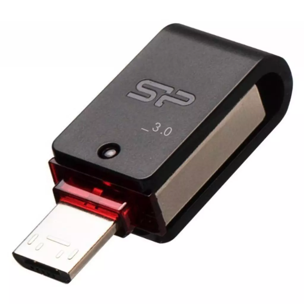 USB флеш накопитель Silicon Power 64GB Mobile X31 USB 3.0 OTG (SP064GBUF3X31V1K) - 6
